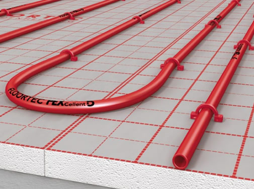 Riscaldamento a pavimento Tacker 3D Floortec di Vogle&Noot