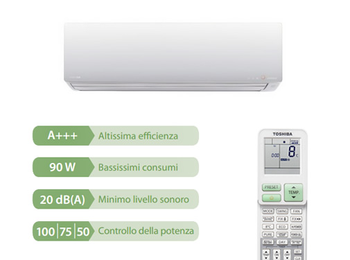 climatizzatore Super Daiseikai 8 di Toshiba Clima