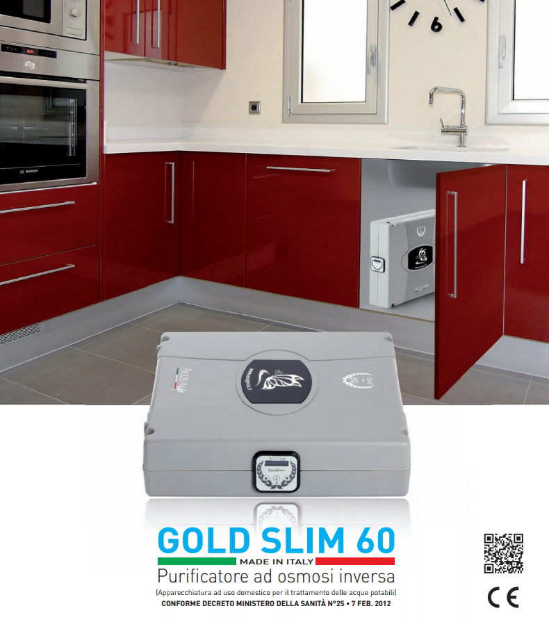 Depuratore acqua domestico Gold Slim 60 New di Acqua Life