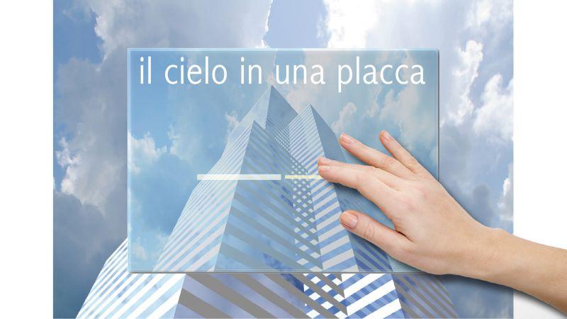 il cielo in una placca